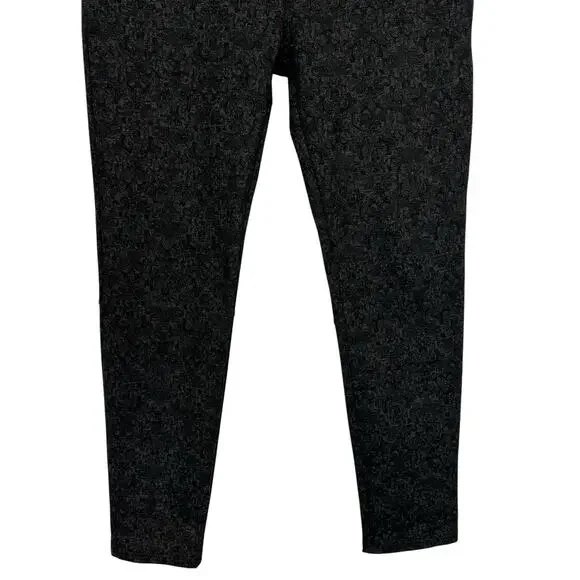 Sanctuary Printed Leggings Black Gray Size M - Picture 4 of 9